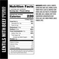 thumbnail image 6 of OMEALS Lentils with Beef - Homestyle Meals - Fully Cooked - Not Dried Food (Pack of 6), 6 of 6