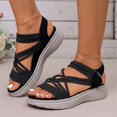 thumbnail image 6 of Women's Comfortable Walking Sandals with Elastic Strap Light Weight Casual Summer Sandals for Trendy Footwear,41, 6 of 6