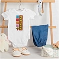 thumbnail image 3 of PACMAN Arcade Game Ghost Friends Romper Boys or Girls Infant Baby Brisco Brands NB, 3 of 6