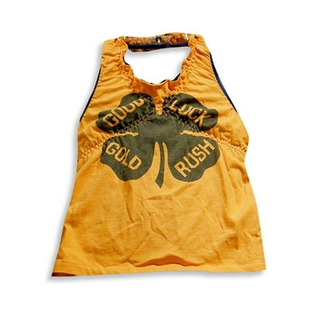 Gold Rush Outfitters - Baby Girls Halter Top ORANGE / 12-18 (Best Month To Sell Gold)