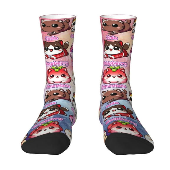 Aphmau Novelty Crew Socks Casual Socks Mid Calf Socks For Women Men