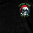 thumbnail image 3 of Hot Leathers GMD1329 Men's Saint Nick Skull Christmas Black T-Shirt 3X-Large, 3 of 4