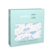 aden + anais Classic Modern Dream Blanket Boys Harry Potter Gray Cotton Muslin Baby Blanket