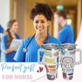 thumbnail image 2 of Nurses Gifts Nurse Tumbler Gifts for Women 40oz Nurse Tumbler with Lid and Straw Handle Nurses Gifts for Graduation,Nurses Week Coffee Mugs Cups, 2 of 6