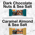 thumbnail image 6 of KIND Minis Gluten Free Dark Chocolate Nuts & Sea Salt 3 Pack And Caramel Almond & Sea Salt 2 Pack, 0.7 Oz Per Pack, 6 of 8
