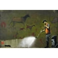 thumbnail image 1 of Cave Graffiti Banksy - CANVAS OR PRINT WALL ART, 1 of 1