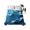 Blue, variant on Twin Flat Sheet 66"x96", Blue Butterfly Soft Lightweight Bedding Flat Sheets Only, Modern Elegant Water Ripples Brushed Microfiber Top Bed Sheet, Breathable StainResistant Bedsheets