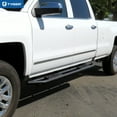 thumbnail image 3 of Tyger Auto Star Armor Compatible with 2007-2018 Chevy Silverado GMC Sierra 1500; 2007-2019 2500 3500HD; 2019 LD / Limited | Crew Cab | TG-AM2C20128 | Side Step Rails Nerf Bars Running Boards, 3 of 10