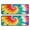 Colorful Rainbow Tie, variant on Kitchen Rugs Sets Of 2,Rainbow Tie Dye Swirl Pattern Anti Fatigue Kitchen Mat Rugs Non Slip Washable,Decorative Kitchen Floor Mats for Kitchen,Sink,Laundry,17"x47"+17"x47"