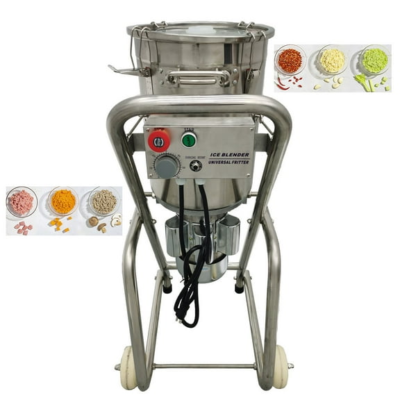 32L Meat Vegetable Prep Food Processor Chopper Electric Fruits Ginger Garlic Peanut Commercial 110V