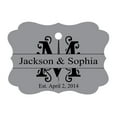thumbnail image 1 of 100 PCS Personalized Wedding Favor Gift Paper Tags Custom Made Hang Tags, 1 of 1