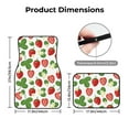 thumbnail image 5 of Naloa Strawberry Car Foot Mat Set of 4 Pieces - Universal Floor Liner Neoprene Full Set Floor Mats for Cars Trucks SUV, 5 of 7