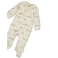 thumbnail image 2 of Carter's Girls' Train Footed Coveralls Color: white/multi Size: 3 months, 2 of 3