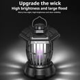 thumbnail image 3 of 2-in-1 Camping Lantern & Bug Zapper, Solar Powered Electric Mosquito Killer with 1200mAh Battery, Portable UV Insect Trap & LED Light for Tent, Patio & Outdoor, 3 of 8