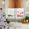 thumbnail image 5 of Dark Burnt Orange Grey Ombre Curtain Valances for Windows, Kitchen Valance Window Treatments Panel 2 Pack, Farmhouse Gradient Minimalist Rod Pocket Short Curtains for Bathroom Bedroom 42 x 12 Inch, 5 of 8