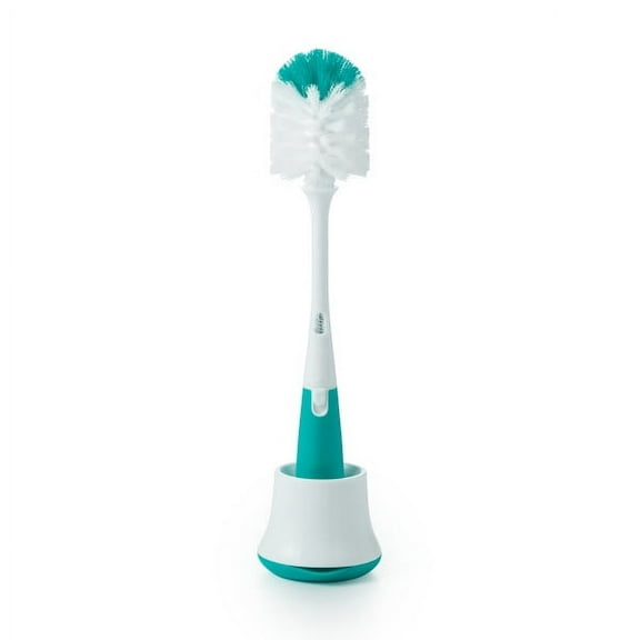 OXO Tot Bottle Brush with Stand, Teal, 1-Count