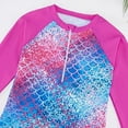 thumbnail image 6 of BULLPIANO 3-10T Girls Swimsuits Two Piece Rash Guard Set Long Sleeve Bathing Suit Quick Dry Swimwear with UPF 50+ Sun Protection, 6 of 9