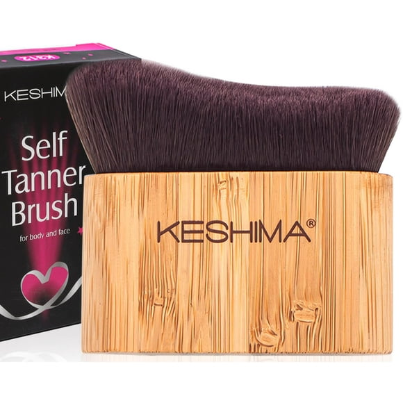 Brocha bronceadora KESHIMA Cepillo autobronceador para rostro y cuerpo