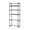 Black, variant on Space-Saving Bathroom Over Toilet Storage Shelf Multi-Layer Plastic Organizer for Toiletries and Essentials(White)
