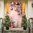 thumbnail image 5 of Souew Christmas Door Cover Banner, Christmas Ornaments 35 X 71 Inch Christmas Door Cover Day Door and Wall Decoration Festival Decoration Xmas Crafts for Christmasholiday Weddinghome Decorations, 5 of 6