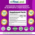 thumbnail image 4 of Fineland Vitamins Milk Thistle Silymarin Extract Liver Support Capsules 120 Count 3 oz, 4 of 7
