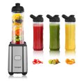Homgeek Mini 350W Juice Extractor Smoothie Blender with 2 BPAFree Travel Cups Detachable Fruit