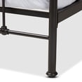 thumbnail image 4 of Baxton Studio Ginette Vintage Industrial Antique Black Finished Metal Platform Bed, Multiple Sizes, 4 of 7