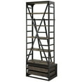 thumbnail image 4 of Industrial Modern Contemporary Living Room Wood Metal Stand Brown, 4 of 4