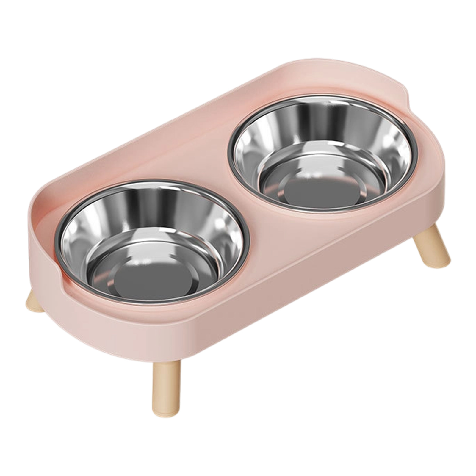Ergonomic Elevated Dog Bowls With Stable Stand And Double Bowl For Most Breeds Bright Color