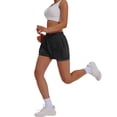thumbnail image 5 of Pinspark 2 in 1 Athletic Shorts for Women, High Waisted Running Shorts with Zipper Pockets, 5 of 6
