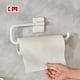 thumbnail image 2 of Soporte para toallas de papel de cocina, estante de plástico para colgar en la pared, para papel higiénico, color blanco, 2 of 6