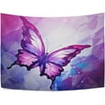 thumbnail image 3 of Abstract Butterfly Tapestry Hippie Wall Hanging Tapestries Aesthetic Decorative for Living Room Bedroom Ceiling 60x51In Home Decor Gifts, 3 of 7