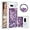 Purple, variant on Glitter Clear Sparkly Bling Google Pixel 7A Case, Flowing Liquid Quicksand Cover with Diamond Ring Holder Case for Google Pixel 7A Gold