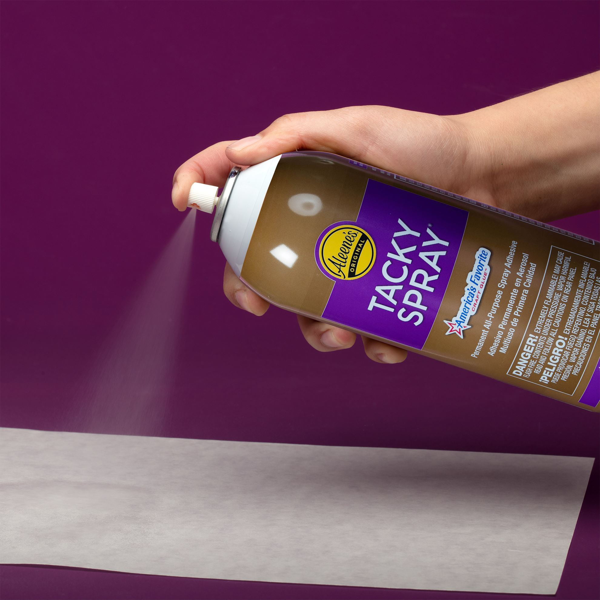 Aleene's Tacky Spray 11 oz, Clear Permanent All-Purpose Spray Adhesive