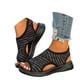 thumbnail image 4 of WILLBEST Sandalias De Plastico Mujer Sandalias De Boca De Pez Con Bloque De Color Y Tacón De Cuña A La Moda Para Mujer, 4 of 8