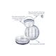 thumbnail image 3 of Termo para Café 450 ml Recipiente Disney Stitch Color Azul, 3 of 3