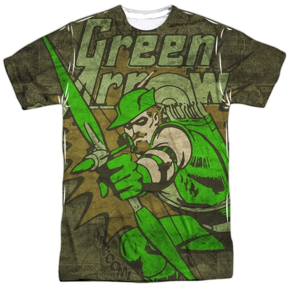 DC Comics Men's Take Aim Sublimation T-shirt White