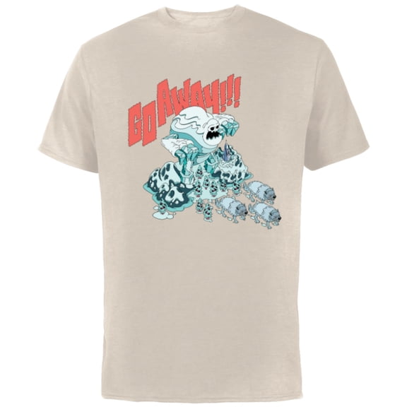 Disney Frozen Marshmallow Go Away! - Short Sleeve Cotton T-Shirt for Adults - Customized-Natural