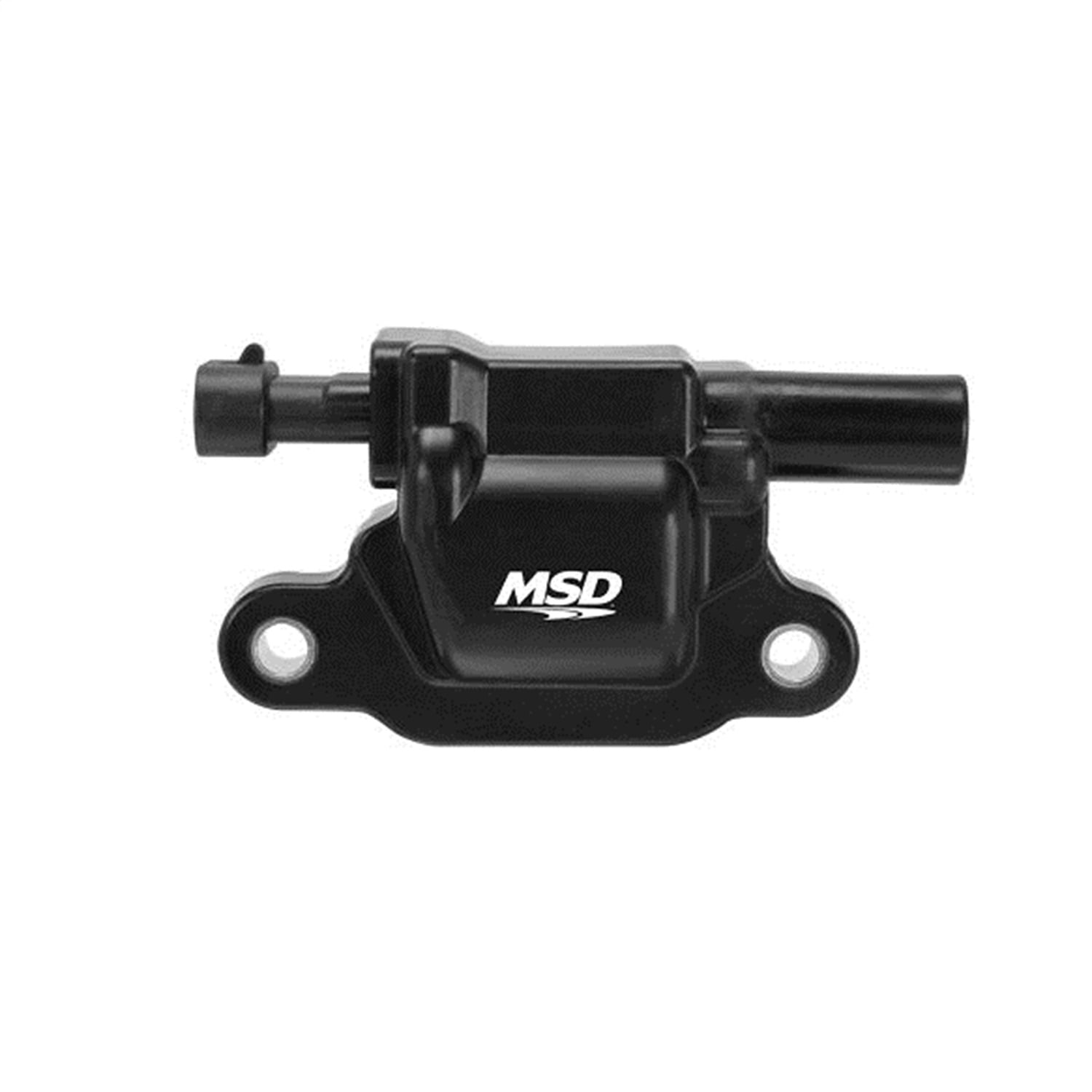 MSD Ignition 82653 Blaster LS Coil; Molded Bracket; Black; Single