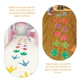 thumbnail image 3 of Miangastore Square Dinosaur Tracks Floor Decoration Assorted Color 1 Set, 3 of 8