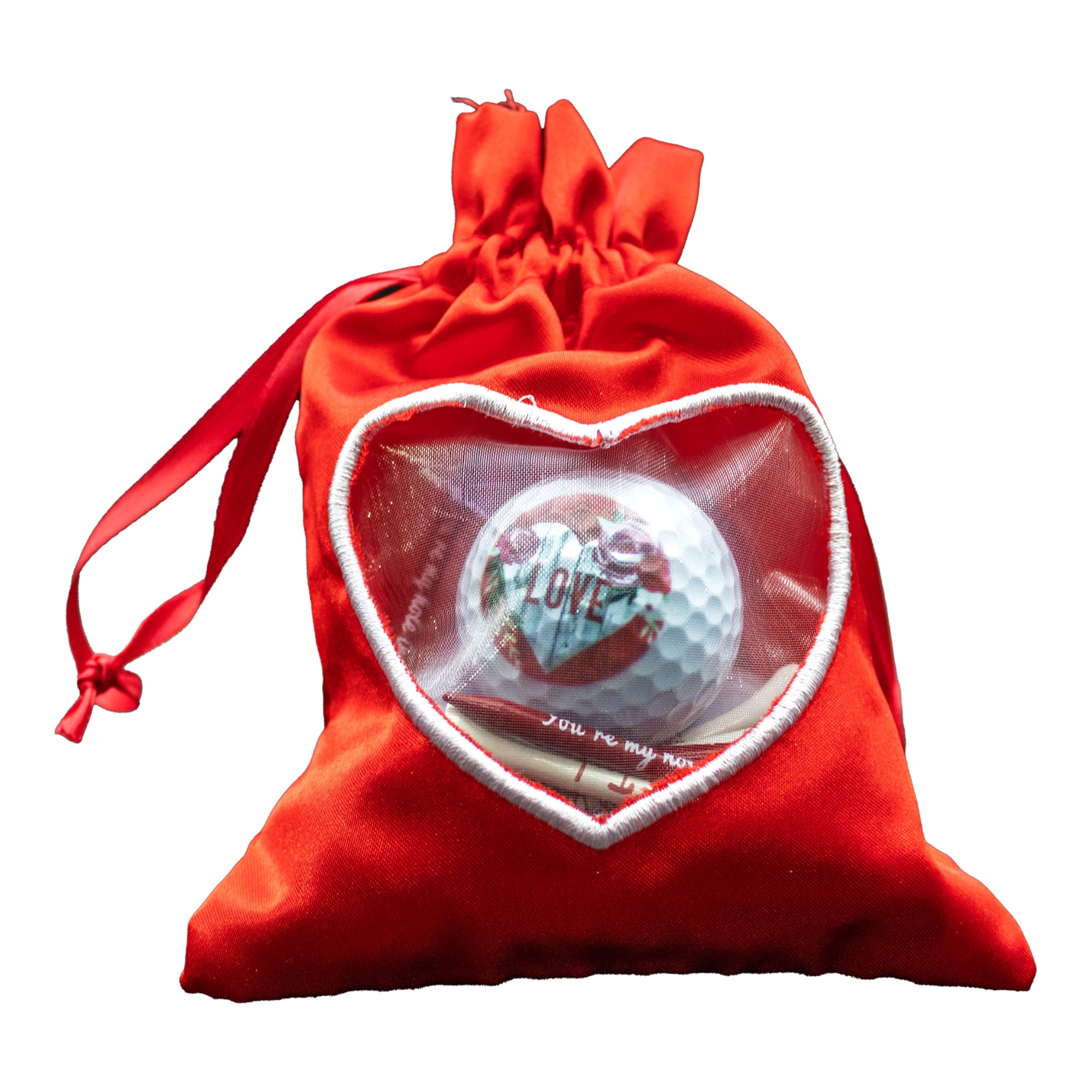 Valentines Day Love and Roses 3 Ball 20 Tee Tin Set by GBM GOLF