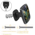 thumbnail image 3 of 4 Pcs Cabinet Handle Drawer Pulls Plants under the Stars Knobs with Screws Square Furniture Office Cabinet Knob Decoration, 3 of 7