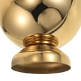 thumbnail image 5 of HOOWIFFY Golden Reflective Stainless Steel Garden Globe with Stand, Outdoor Yard and Fence Decorative Sphere, 5 of 6