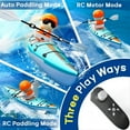 thumbnail image 4 of Bateau Télécommandé Rc Bateau Kayak Rc Compétitif Bateau Télécommandé 2.4 Rechargeable Mode de Conduite à LED Jouets d'Eau d'Été pour Enfants, 4 of 6