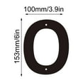 thumbnail image 2 of Three-Dimensional Iron Art Letter House Number Sign, Antique Industrial Style Plaque for Home and Garden Decor, Rustic Address Marker, 2 of 5