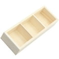 thumbnail image 4 of Wooden Tea Bag Holder with 3 Compartments for Home Use Light Yellow 7.5 x 4.2 x 2.8 Inches, 4 of 8