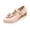 Pink, variant on Women's Mary Jane Espadrille Wedge Platform Shoes Adjustable Buckle Strap 3D Floral Applique Casual Walking Shoes White 9