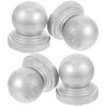 thumbnail image 2 of 4pcs Fence Post Caps Ball Shaped Post Caps Metal Fence Caps Fence Protector for Yard Garden, 2 of 8