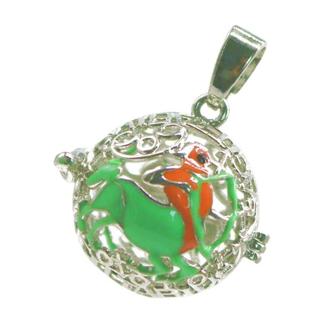Colgantes de constelación Medallón de símbolo del zodiaco que se pueden abrir Accesorios de joyería con gancho circular Tipo 6