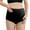 Black, variant on breaise Women's Maternity Underwear Plsu Size Cotton High Waist Breathable Solid Color Briefs Panties for Women